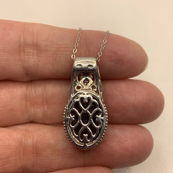 ALEXANDRIA QUARTZ, TANZANITE, ZIRCON PENDANT - Picture 7 of 8